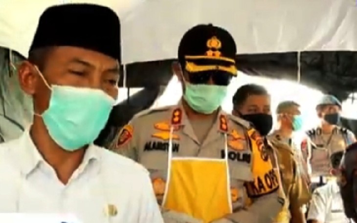 Wabup OKI Tinjau Langsung Dapur Umum Gugus Tugas Covid-19