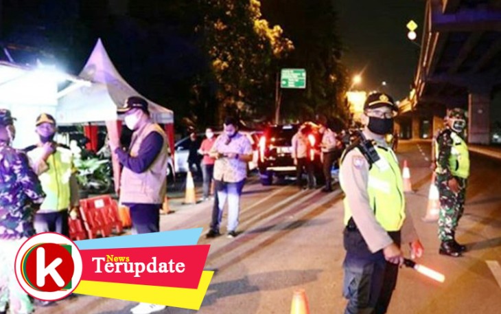 Dandim 0507/Bekasi Bersama 3 Pilar Kota Bekasi Kembali Patroli PSBB Tahap II
