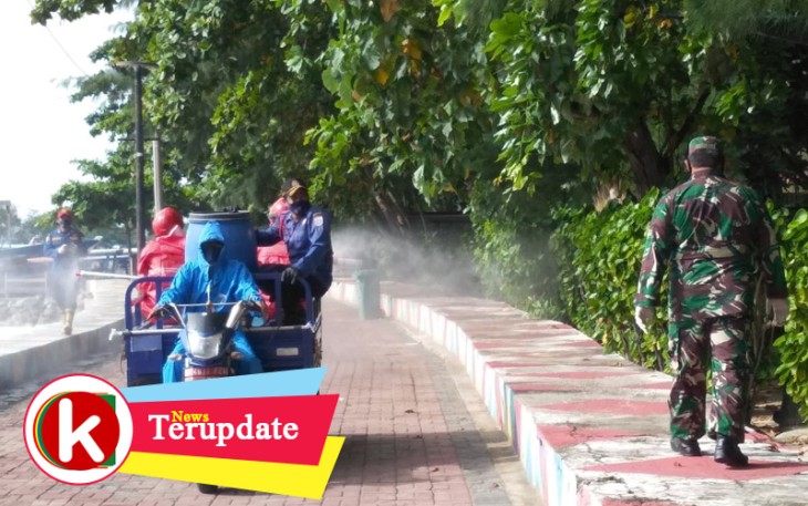 Babinsa Bersama Tripilar Kepulauan Seribu Gelar Kerja Bakti