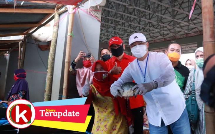 Rohidin penuh optimis di Pasar Tradisional Muara Aman Kabupaten Lebong