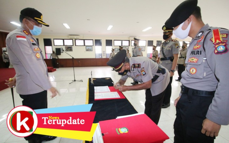 Suasana Sertijab Kapolsek dan Kabag Ops serta Kasat Polair jajaran Polresta Barelang Polda Kepri