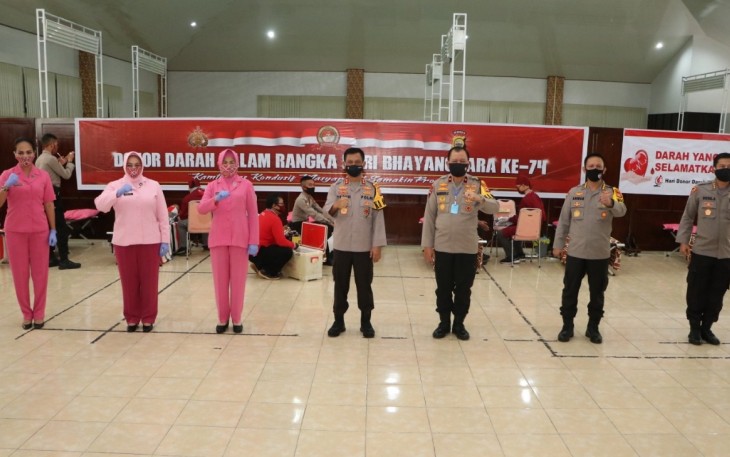 Polda Bengkulu Gelar Donor Darah