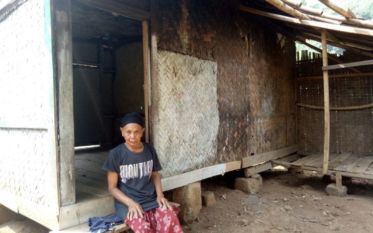 Penampakan Rumah Ibu Nemah Sebelum TMMD Ke -108
