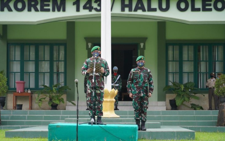 Danrem Kendari Evaluasi Jajaran