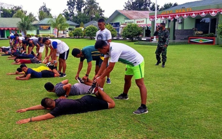 Kodim 1310/Bitung Gelar Pembinaan Calon Siswa Secaba PK Tahun 2020