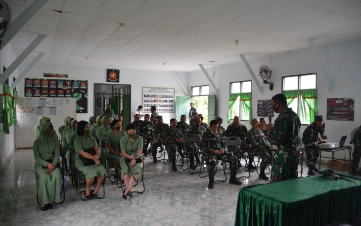 Dandenbekang Kendari Lepas Prajurit Laksanakan MPP