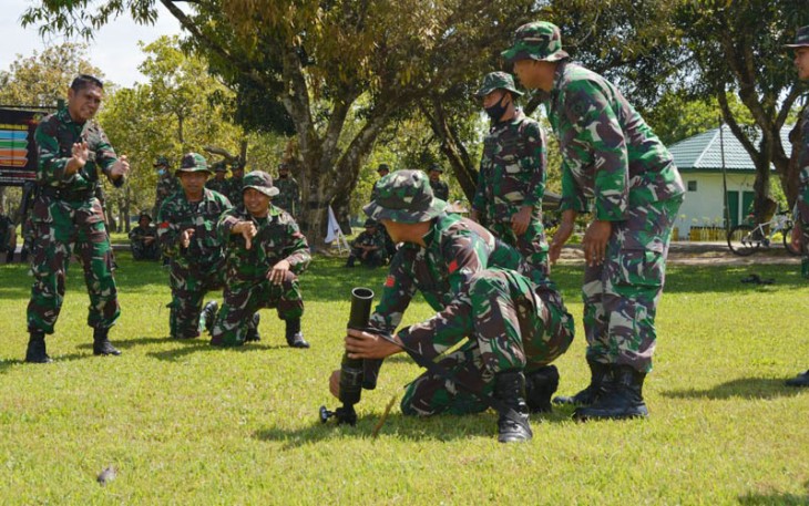 53 Prajurit Yonif 725/Wrg Ikuti Penataran Menembak Jatpok dan Jatri