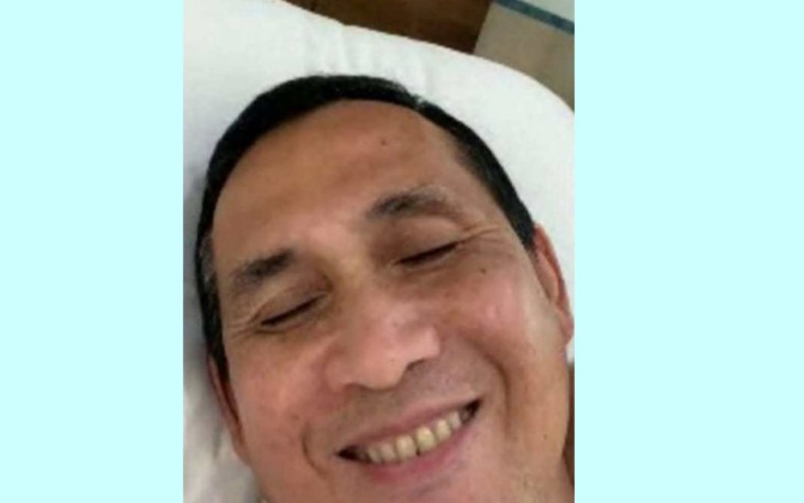 Ekspresi wajah gembira Wali Kota Lubuk Linggau pasca diperbolehkan pulang usai dirawat