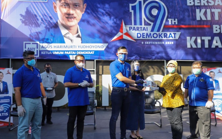 AHY Luncurkan Gerakan Nasional Demokrat Bina UMKM