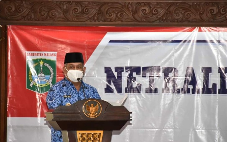Pejabat sementara (Pjs) Bupati Malang Drs. Sjaichul Ghulam MM