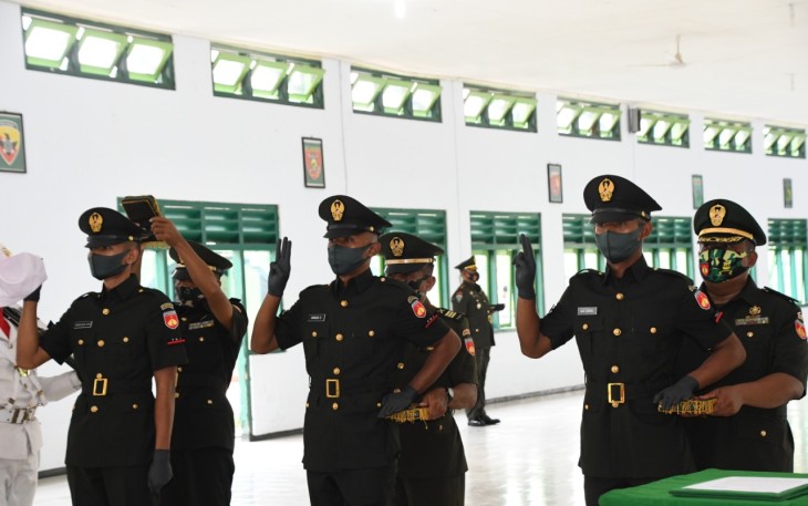 Upacara Penutupan Dikmata TNI AD Gelombang I Tahun Anggaran 2020