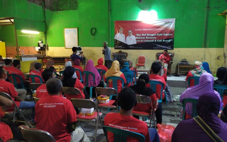Warga Surabaya Dukung Penuh Eri-Armudji