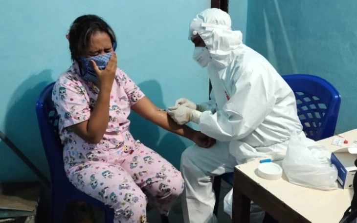 Puluhan Pramuria Jalani Rapid Test