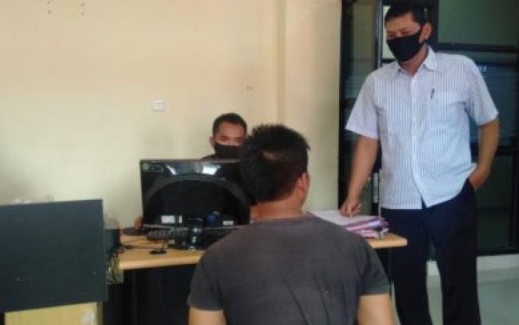 Terduga Pelaku Pencurian Diamankan 