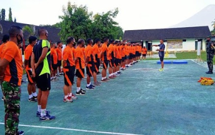 Dandim 1310/Bitung Pimpin Samapta Periodik II Tahun 2020 Bagi Prajurit dan PNS