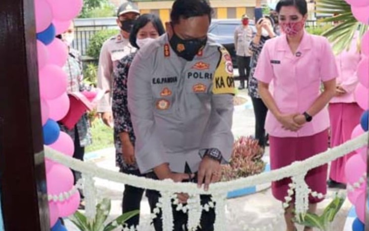 Kapolres Tulungagung AKBP Eva Guna Pandia SIK Resmikan TK Kemala Bhayangkari 49 Ngunut