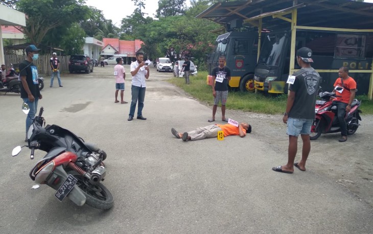 Pelaku dan Saksi Peragakan 29 Adegan Peristiwa di Dusun Translok