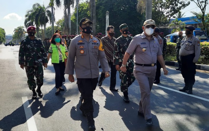 Yonmarhanlan VIII Bitung Laksanakan Apel Kesiapsiagaan