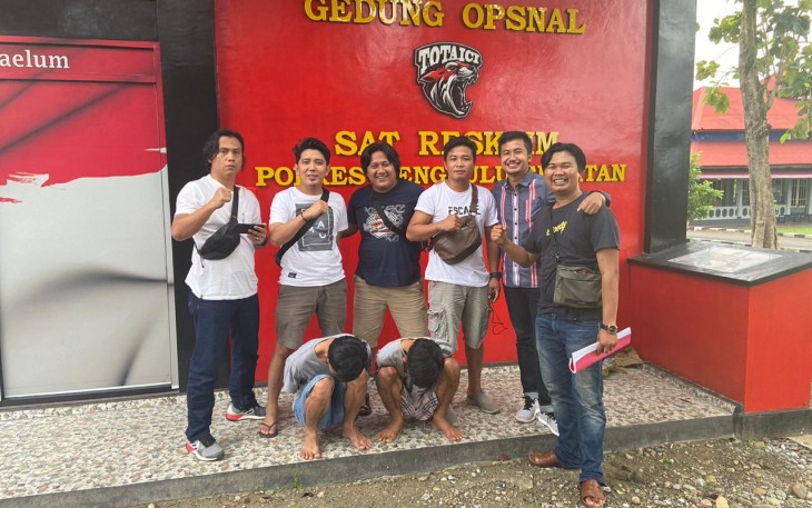 Tim Totaici Polres Bengkulu Selatan Berhasil Tangkap Pembobol Kantor Dukcapil 