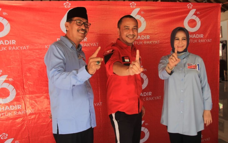 Giring Nidji Ajak Milenial Lamongan Menangkan Paslon Suhandoyo-Astiti Suwarni