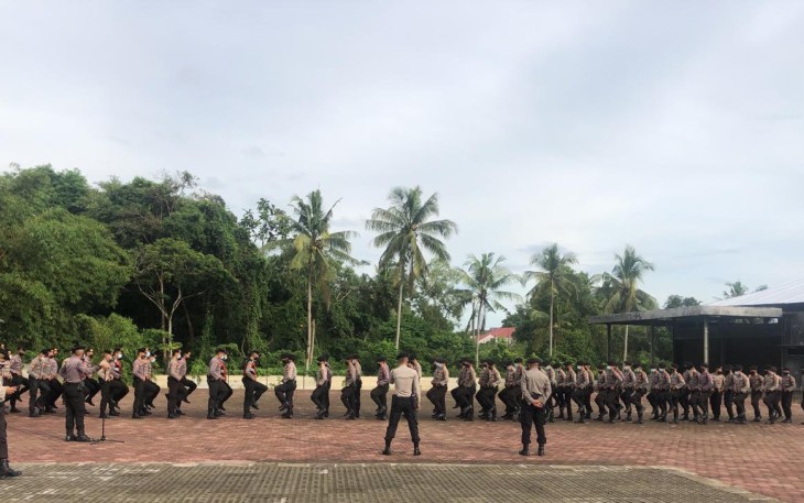 Dit Samapta Polda Bengkulu Tingkatkan Latihan Dalmas