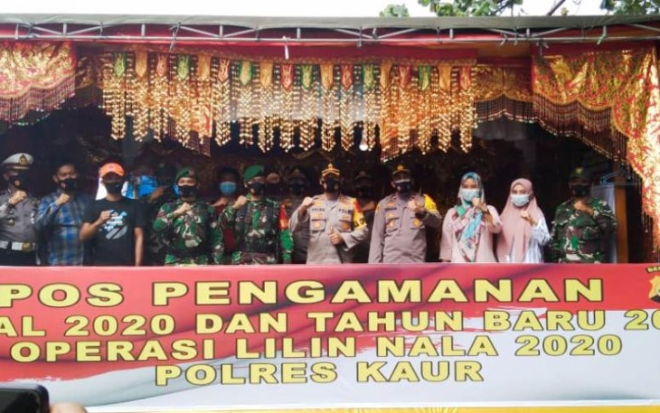 Kapolres Kaur Imbau Petugas Disiplin Prokes Covid-19 