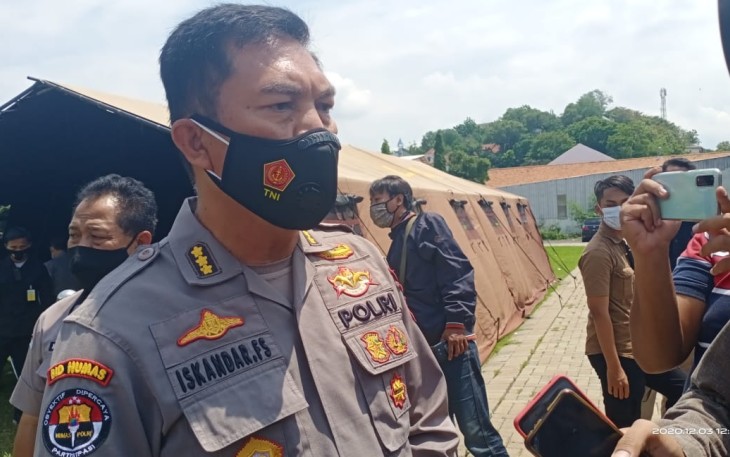 Kabidhumas Polda Jateng, Kombes Pol Iskandar Fitriana Sutisna juga mengungkapkan 4.500 anggota yang telah di Swab. Kamis (3/11).