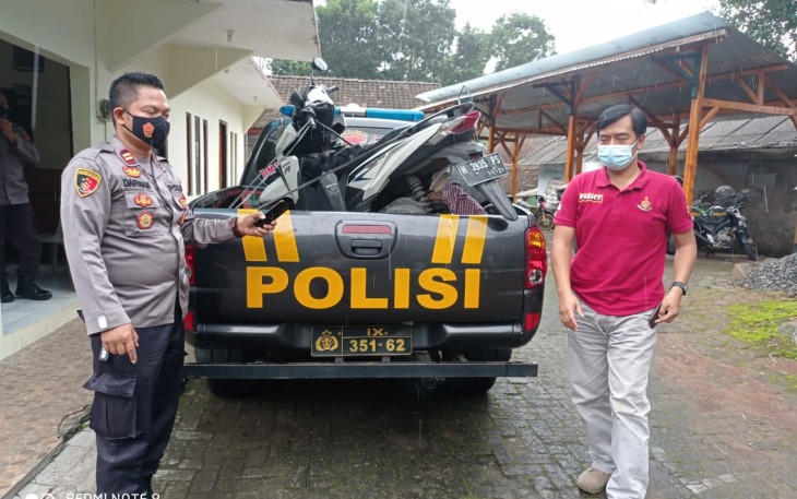 Kapolsek Singorojo IPTU Darwan SH MM Motor Tak Bertuan