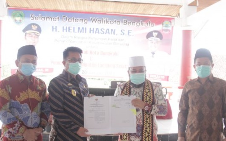 Pemkot Bengkulu dan Pemkab Lampung Selatan Jalin Kerjasama