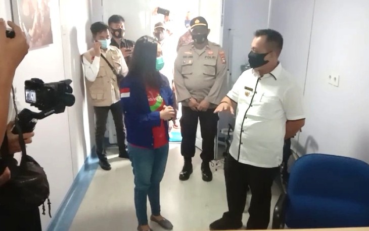 Plt Bupati Lingga M Nizar SSos kunjungi Rumah Sakit Apung 