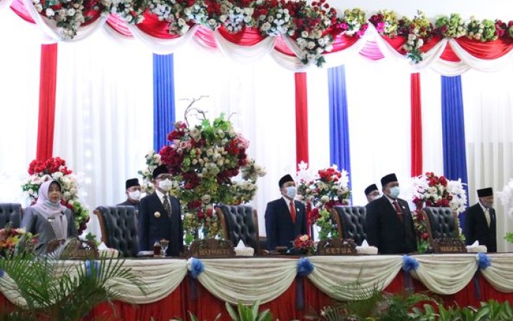 DPRD Kabupaten Kepahiang Saat Menggelar Rapat Paripurna Istimewa