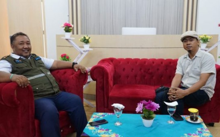 Dian Salah Satu Pelaku UMKM Saat Menghadiri Acara di HDTv Yang dipandu Oleh Host Hendry Lukito