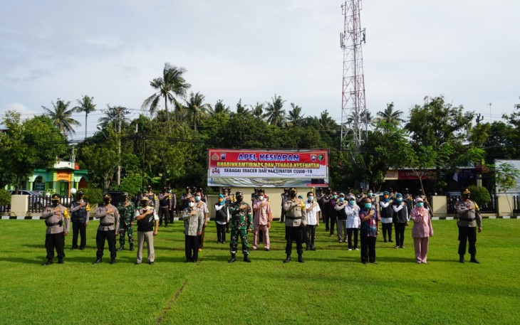 Kodim 0736/Batang  dukung Polres Batang dan tenaga kesehatan berupaya mengintensifkan tracing kepada warga yang dimungkinkan berpotensi tertular pamdemi Covid-19. Hal itu diperlukan untuk menekan angka penyebaran pandemi di Kabupaten Batang.