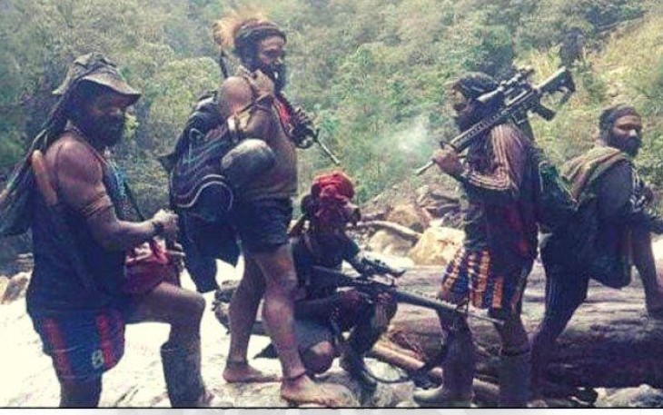 Anggota KKSB atau KKB di Papua (Foto : Istimewa)