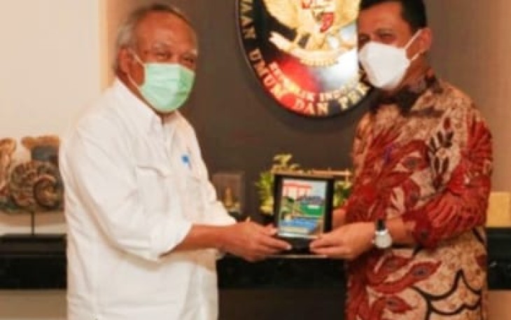 Gubernur Kepulauan Riau H Ansar Ahmad dan Menteri PUPR Basuki Hadimuljono