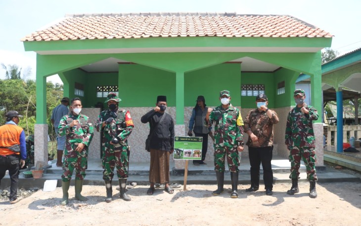Tim Wasev (Pengawasan dan Evaluasi) PJO (Penanggung Jawab Operasional) Mabesad Tinjau Lokasi TMMD Ke-110 Kodim 0604/Karawang