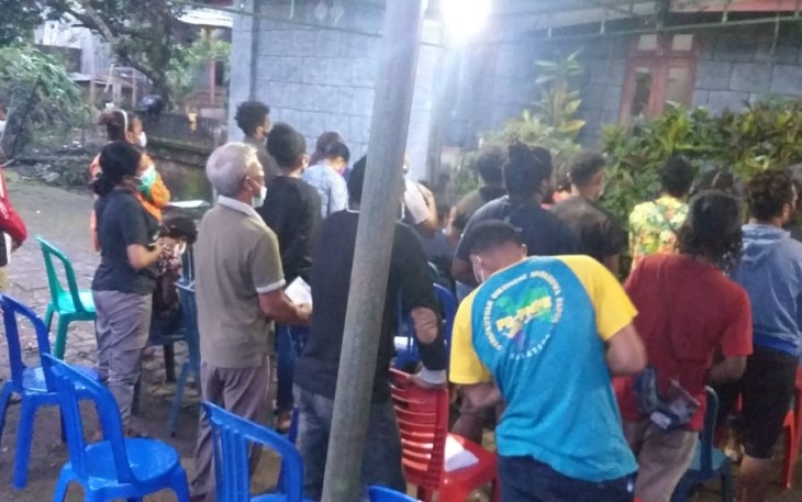 Mahasiswa Papua lakukan deklarasi pernyataan sikap dan tuntutan himpunan pelajar dan mahasiswa papua se-Jateng, terkait penolakan minuman keras. Kegiatan ini diikuti bersama Kapolres Salatiga,
