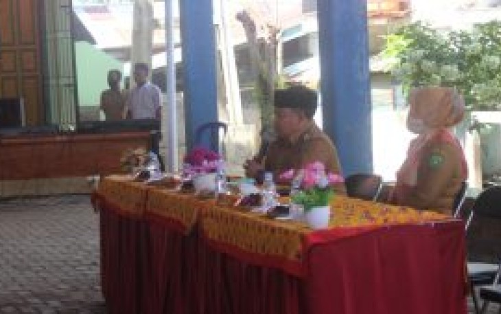 Sekda Kota Bengkulu Arif Gunadi Saat Memberika Arahan