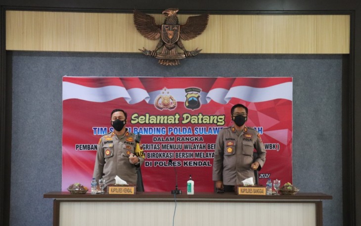 Kapolres Kendal Terima Pelaksanaan Studi Banding dari Polres Banggai Polda Sulawesi Tengah