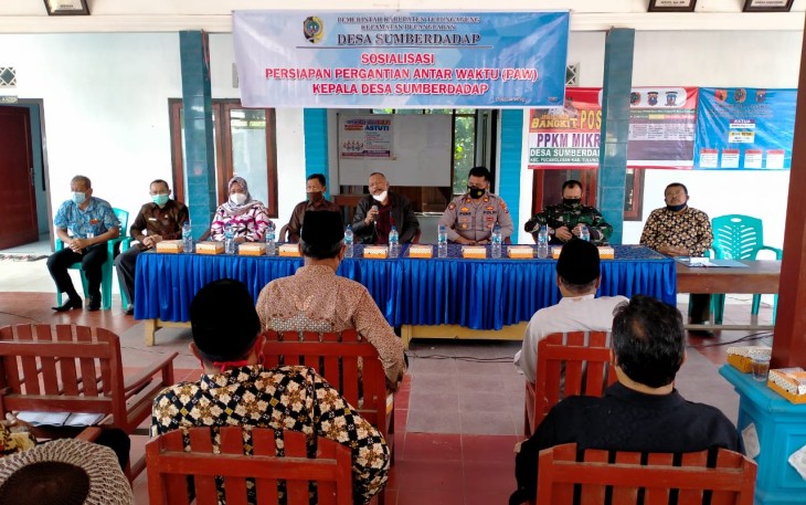 Desa Sumberdadap Adakan Sosialisasi Tentang Pergantian Kepala Desa Antar Waktu 