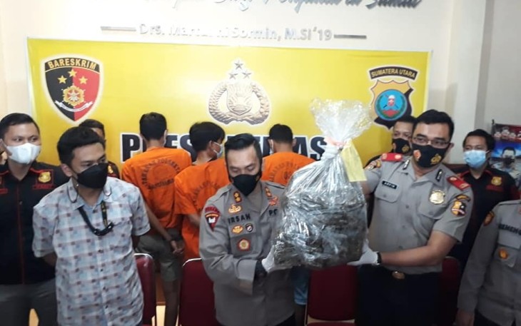 Terduga Pelaku Diamankan     