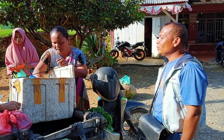 TMMD - 110 Berkah,  Rezeki Saya Bertambah Ini Ungkapa Pedagang Sayur 