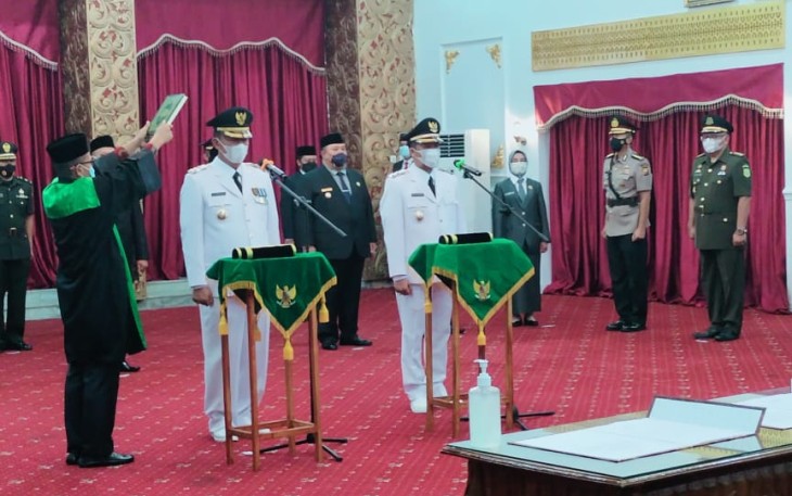 Pelantikan Bupati dan Wakil Bupati Kaur