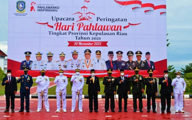 Danrem 033/WP Maknai Peringatan Hari Pahlawan di Tengah Pandemi Covid-19