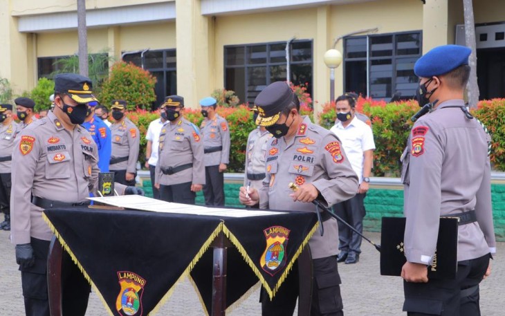 AKBP Rio Cahyowidi,S.Ik M.IK Resmi Jabat Kapolres Pringsewu