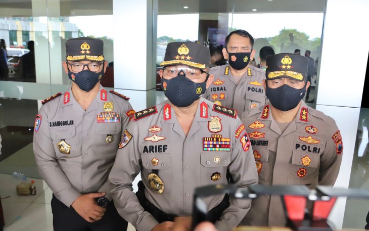 Kabarharkam Polri  saat memberikan keterangan kepada media terkait Bhabinkamtibmas sebagai Garda Depan dalam menangani Covid 19. Kamis 11/11/2021