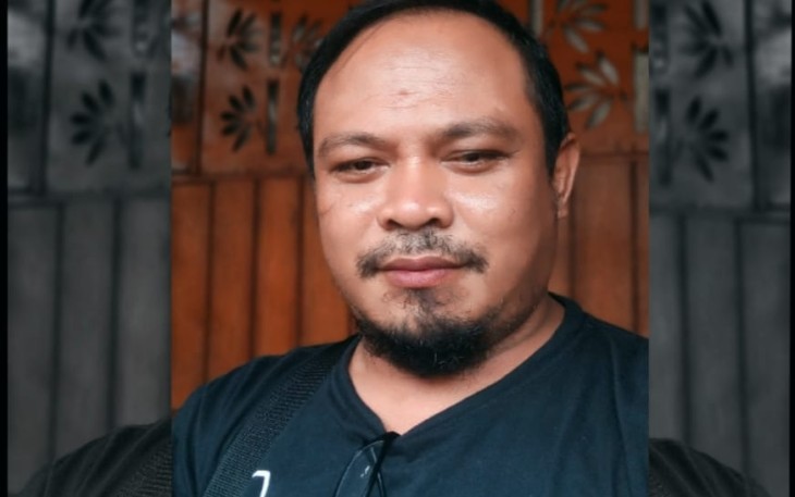 Ketua Panitia Pelantikan Pengurus PWI Kota Bitung Alfonds Wodi