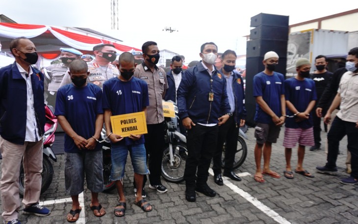 Empat Pelaku Curanmor Dibekuk di Kendal