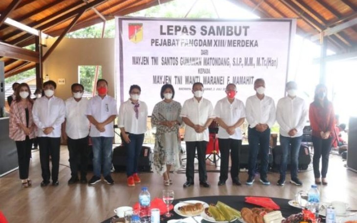 Walikota Bitung Hadiri Pisah Sambut Pangdam XIII/Merdeka