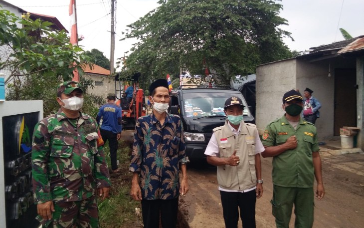 Lurah Bedahan Apresiasi Pembangunan Fisik Melalui TMMD